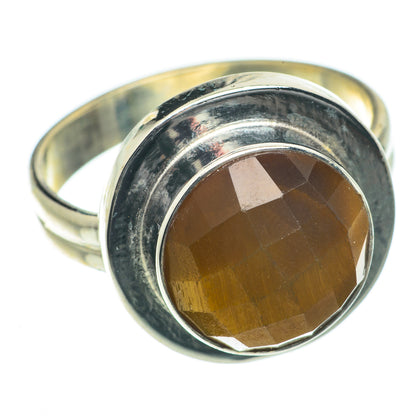 Tiger Eye Rings handcrafted by Ana Silver Co - RING64238
