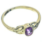 Amethyst Rings handcrafted by Ana Silver Co - RING64244