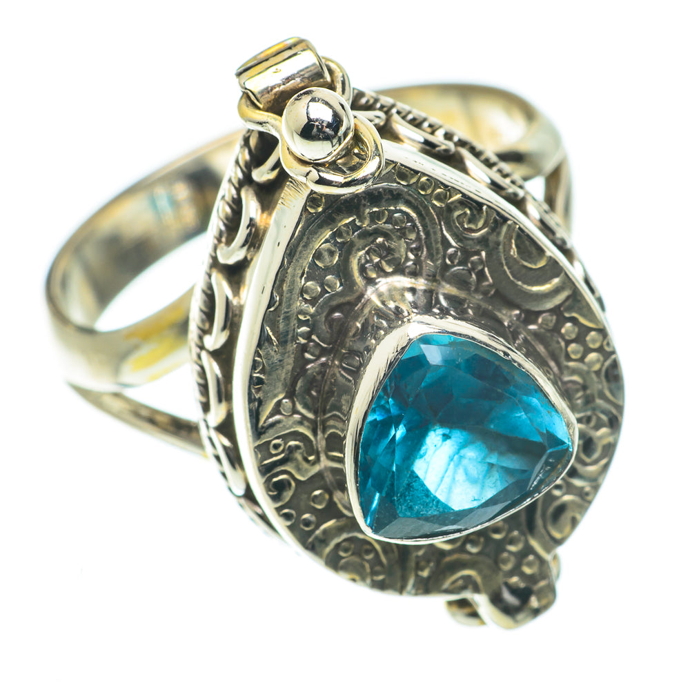 Blue Topaz Rings handcrafted by Ana Silver Co - RING64255