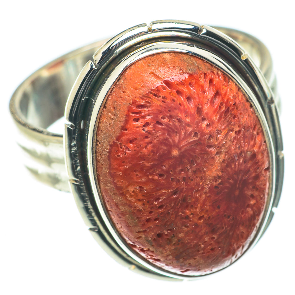 Sponge Coral Rings handcrafted by Ana Silver Co - RING64261