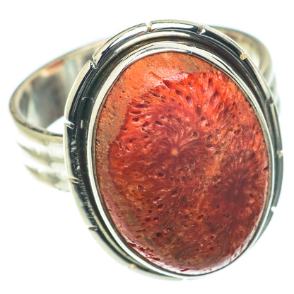 Sponge Coral Rings handcrafted by Ana Silver Co - RING64261