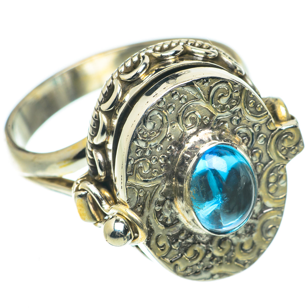 Blue Fluorite Rings handcrafted by Ana Silver Co - RING64275
