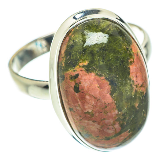 Unakite Rings handcrafted by Ana Silver Co - RING64276