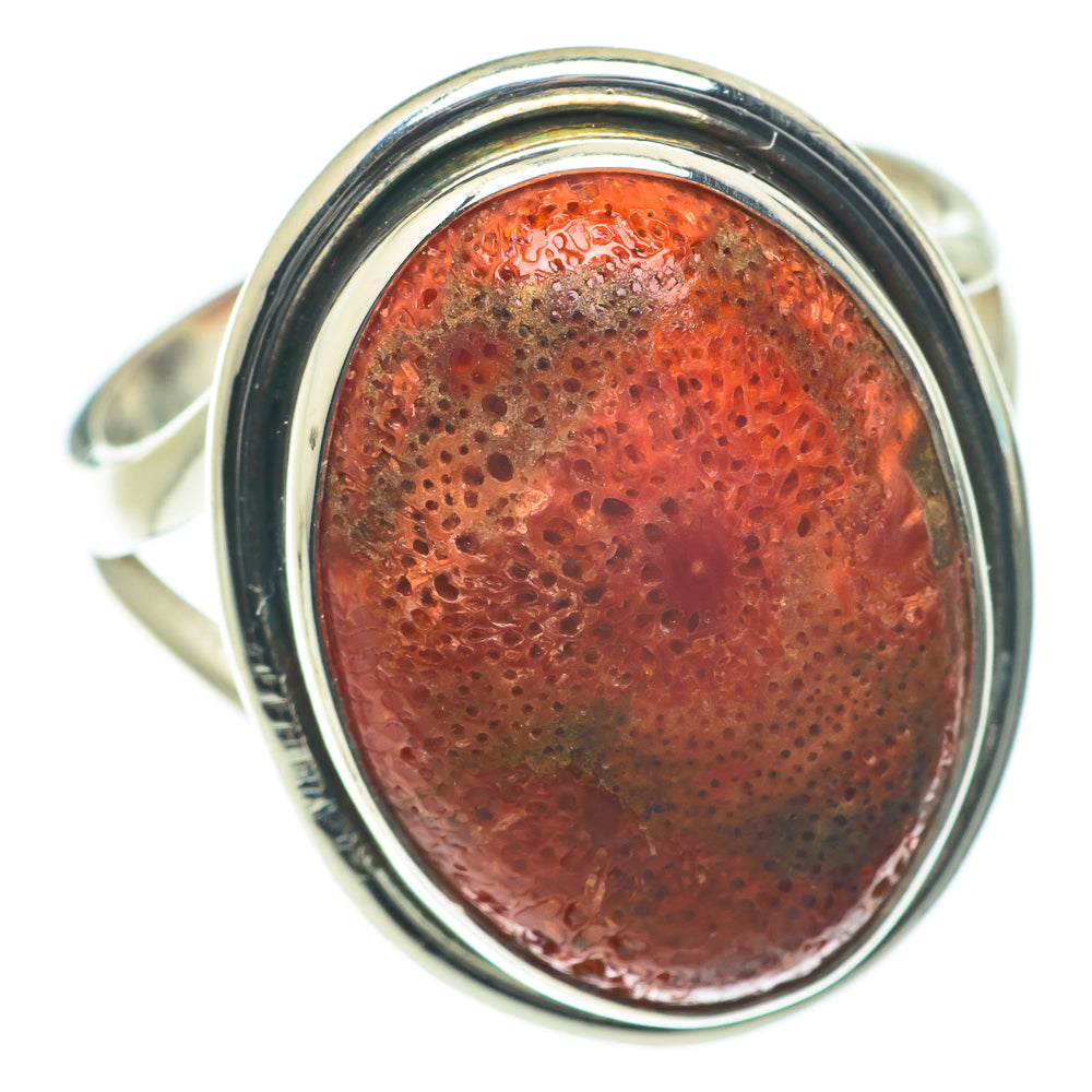 Sponge Coral Rings handcrafted by Ana Silver Co - RING64281