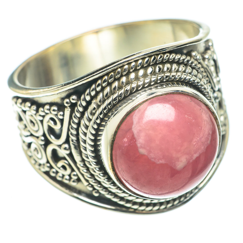 Rhodochrosite Rings handcrafted by Ana Silver Co - RING64282