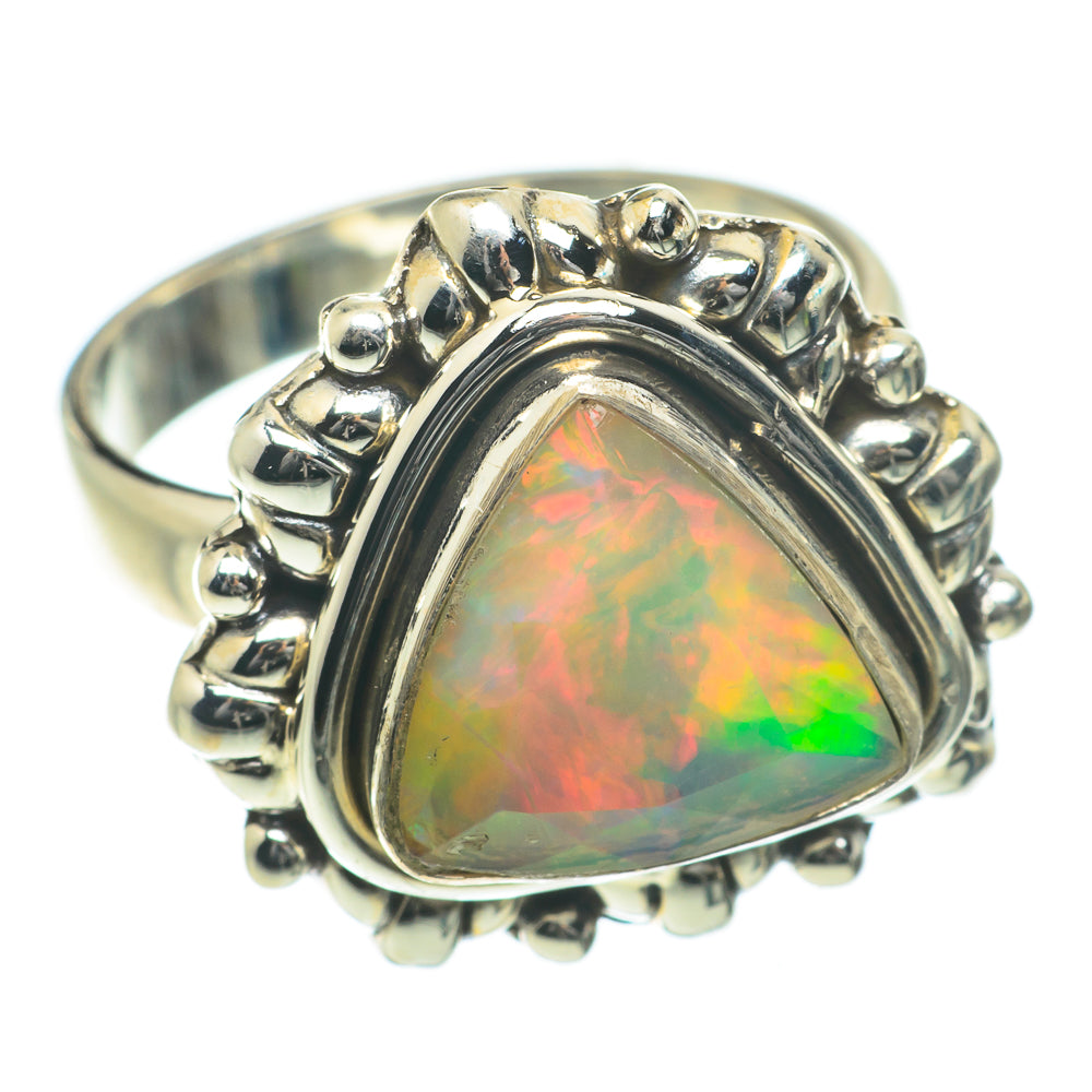 Ethiopian Opal Rings handcrafted by Ana Silver Co - RING64290