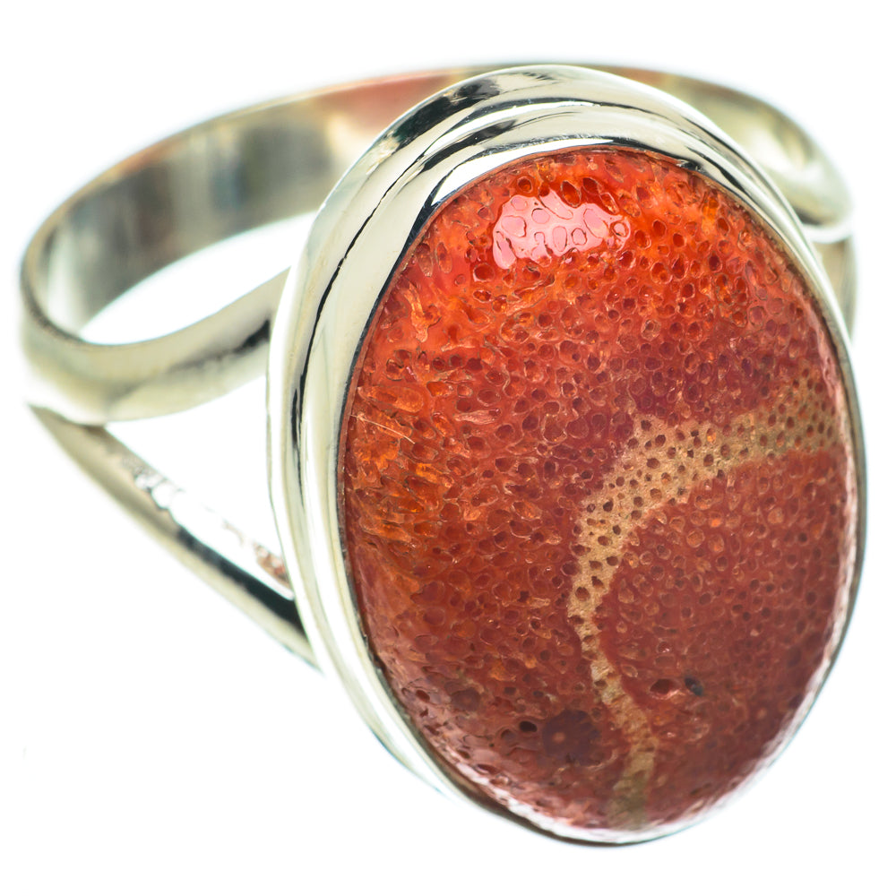 Sponge Coral Rings handcrafted by Ana Silver Co - RING64300