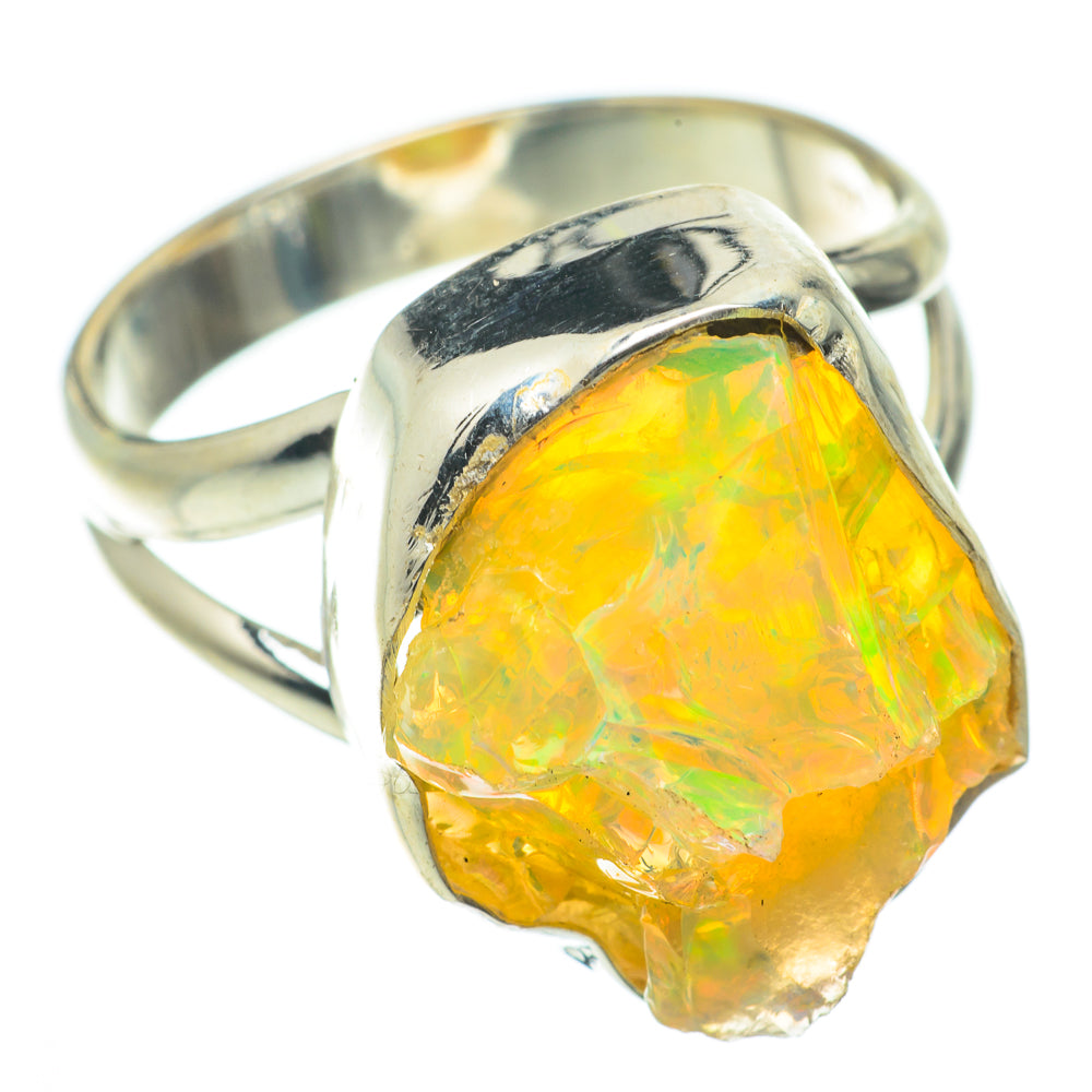 Ethiopian Opal Rings handcrafted by Ana Silver Co - RING64305