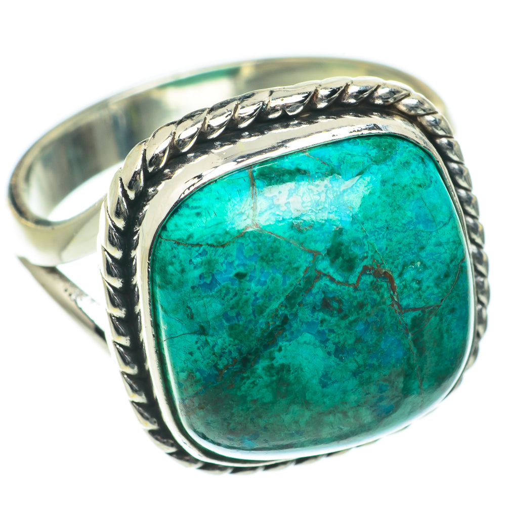 Chrysocolla Rings handcrafted by Ana Silver Co - RING64311