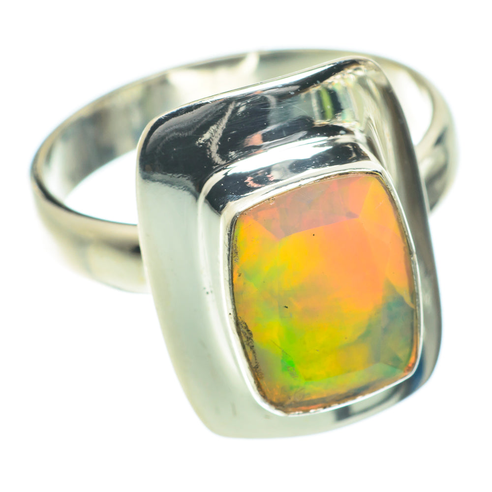 Ethiopian Opal Rings handcrafted by Ana Silver Co - RING64319