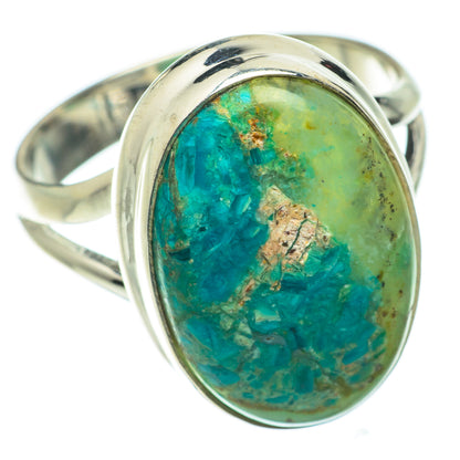 Chrysocolla Rings handcrafted by Ana Silver Co - RING64324