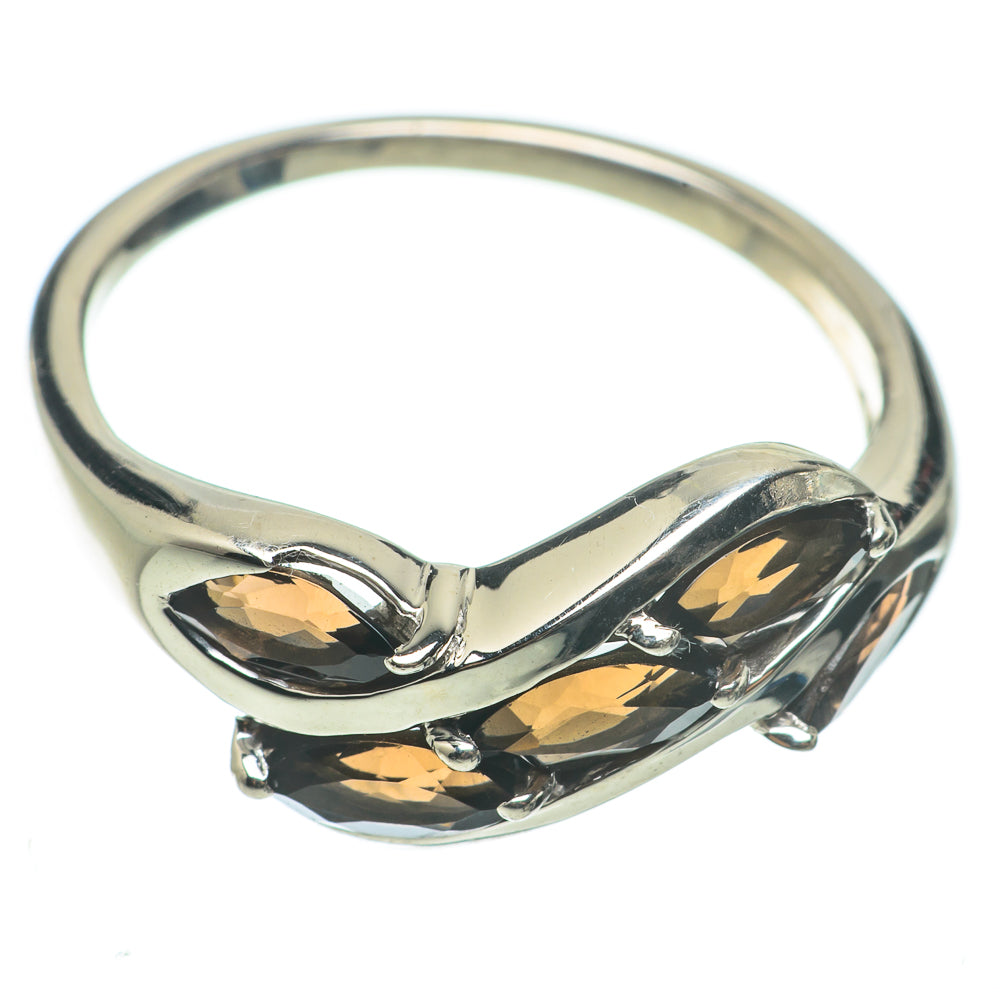 Smoky Quartz Rings handcrafted by Ana Silver Co - RING64329