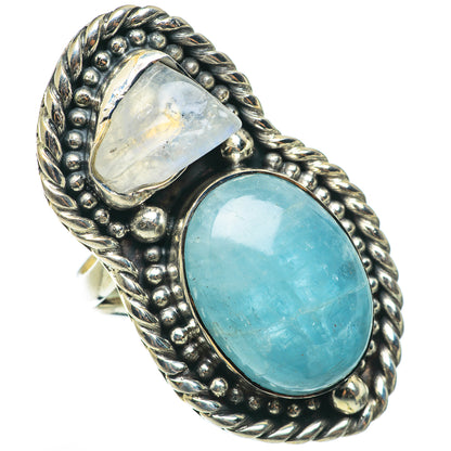 Aquamarine Rings handcrafted by Ana Silver Co - RING64350