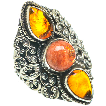 Sunstone Rings handcrafted by Ana Silver Co - RING64360