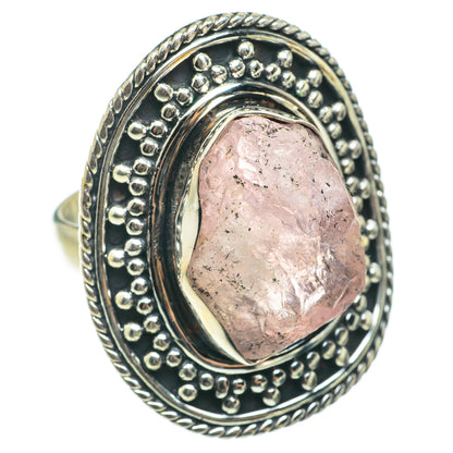 Rose Quartz Rings handcrafted by Ana Silver Co - RING64361