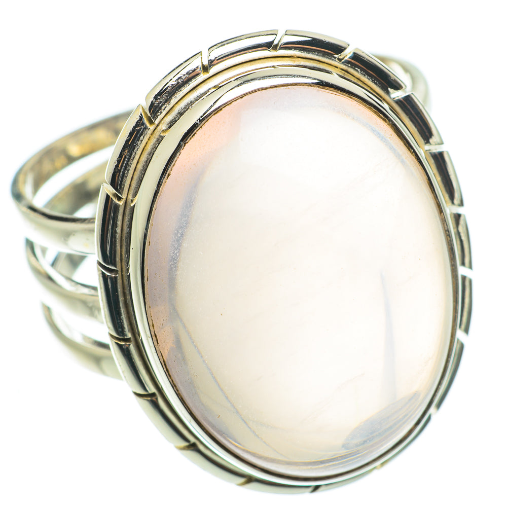 Rose Quartz Rings handcrafted by Ana Silver Co - RING64362