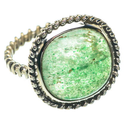 Green Aventurine Rings handcrafted by Ana Silver Co - RING64386
