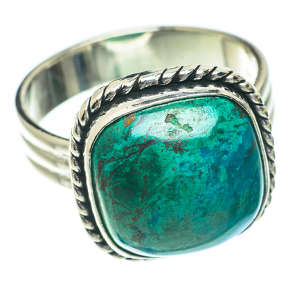 Chrysocolla Rings handcrafted by Ana Silver Co - RING64387