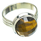 Tiger Eye Rings handcrafted by Ana Silver Co - RING64388