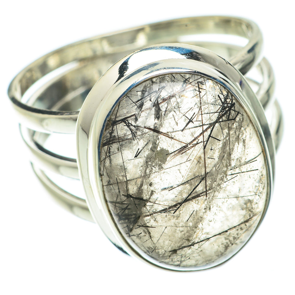 Tourmalinated Quartz Rings handcrafted by Ana Silver Co - RING64401
