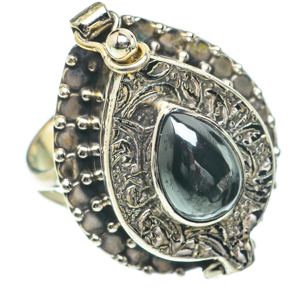 Hematite Rings handcrafted by Ana Silver Co - RING64410