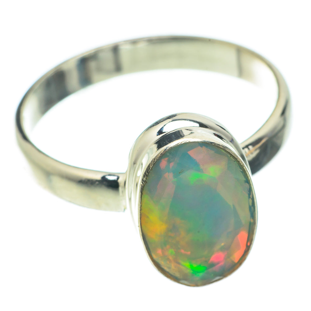 Ethiopian Opal Rings handcrafted by Ana Silver Co - RING64433