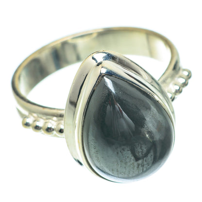 Hematite Rings handcrafted by Ana Silver Co - RING64434