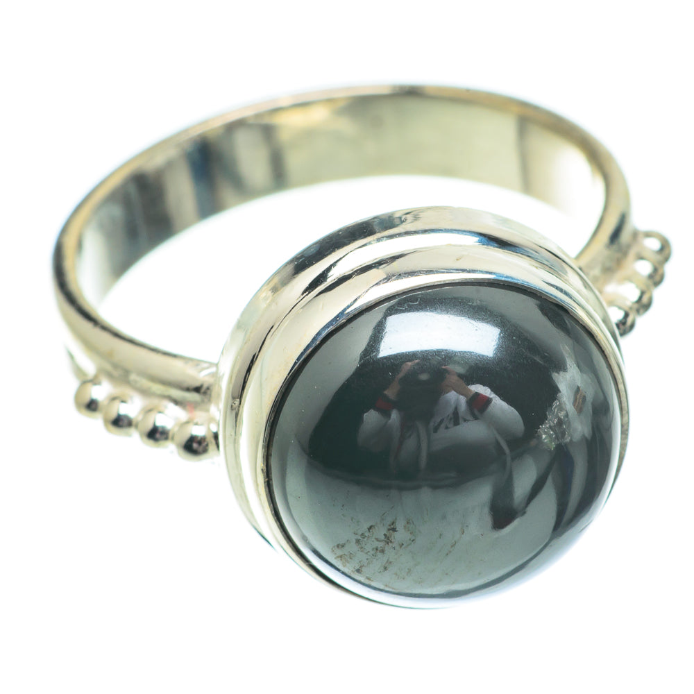 Hematite Rings handcrafted by Ana Silver Co - RING64435