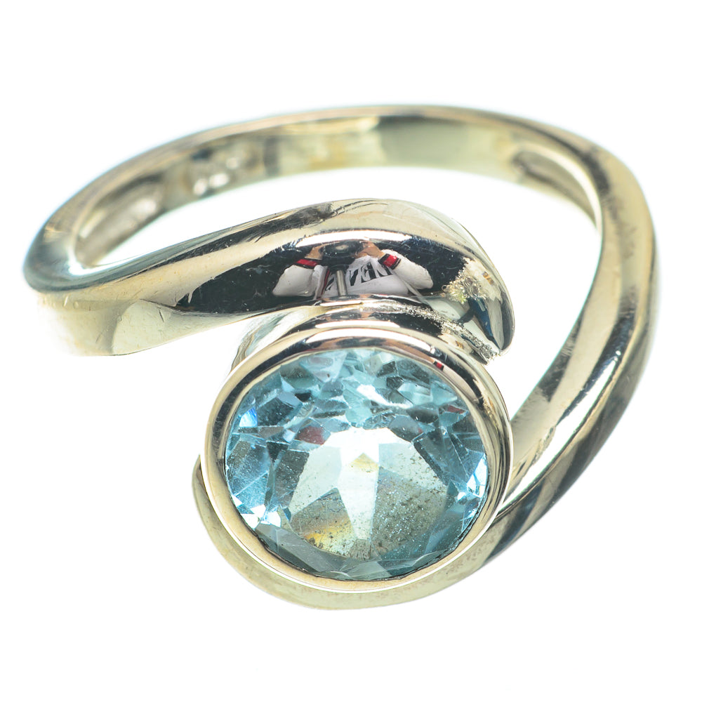 Blue Topaz Rings handcrafted by Ana Silver Co - RING64436
