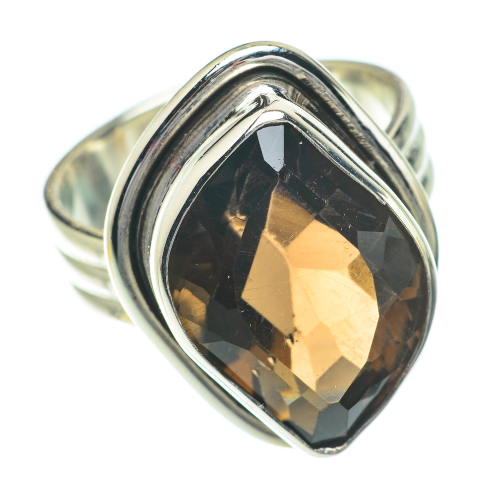 Smoky Quartz Rings handcrafted by Ana Silver Co - RING64443