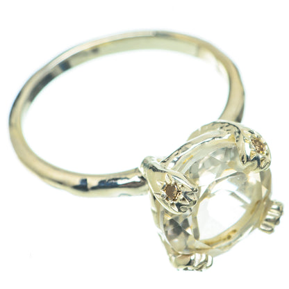 White Quartz Rings handcrafted by Ana Silver Co - RING64451