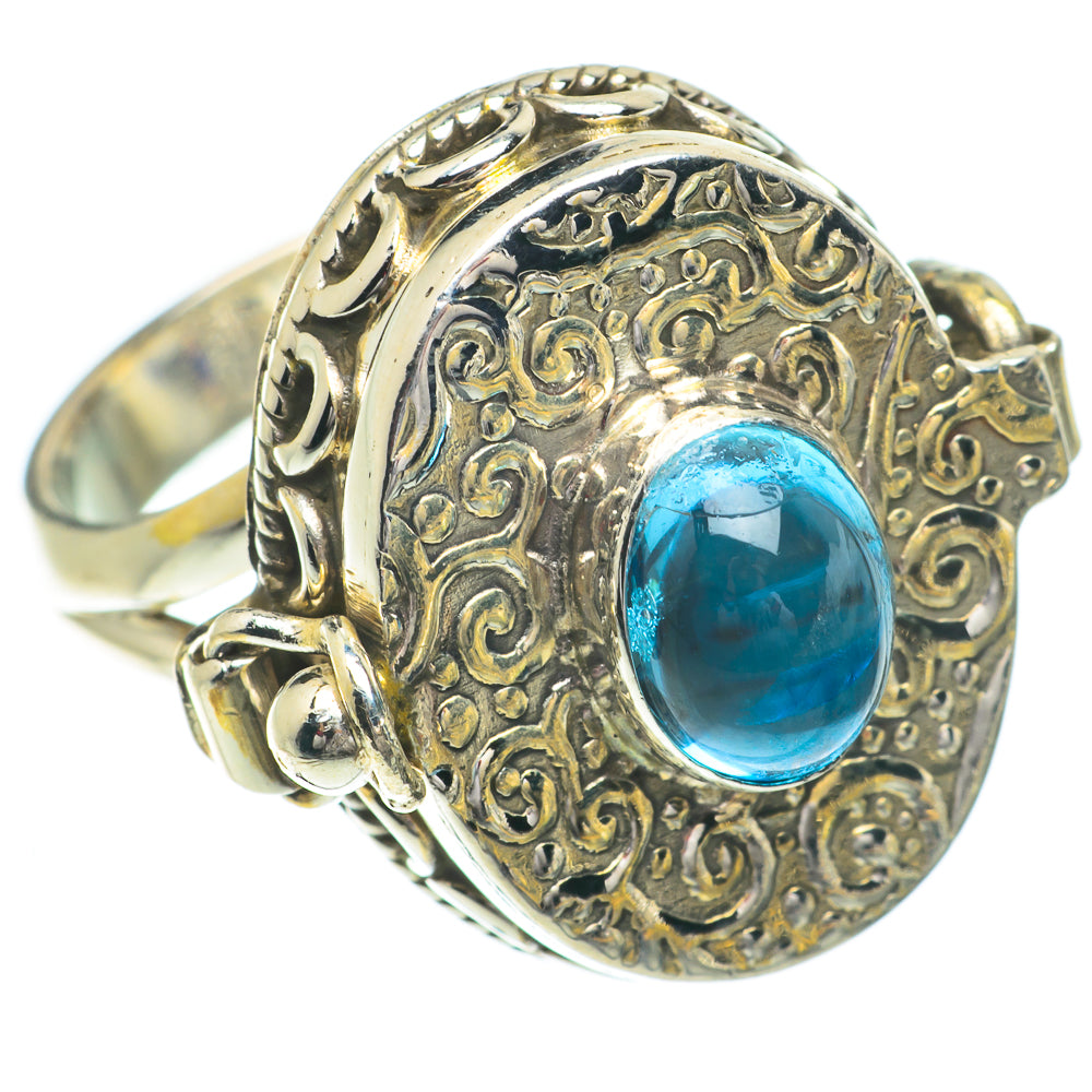 Blue Fluorite Rings handcrafted by Ana Silver Co - RING64460