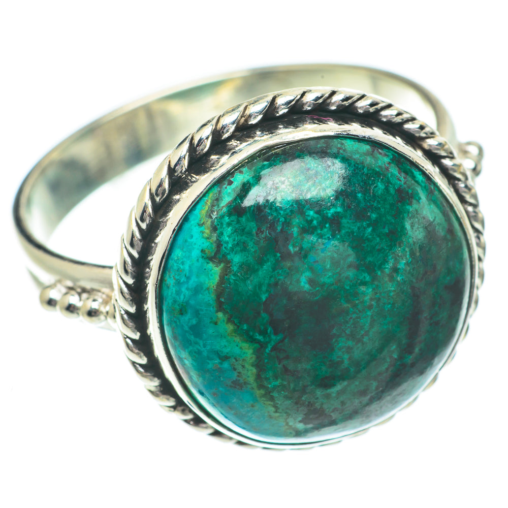 Chrysocolla Rings handcrafted by Ana Silver Co - RING64462
