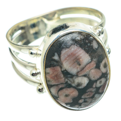 Crinoid Fossil Rings handcrafted by Ana Silver Co - RING64463