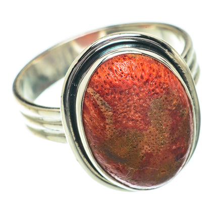 Sponge Coral Rings handcrafted by Ana Silver Co - RING64465 - Photo 2