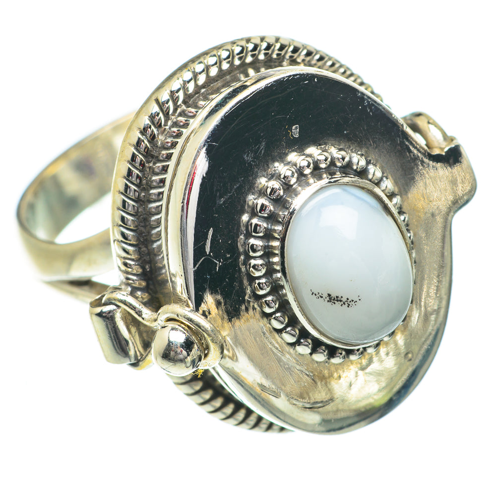 Dendritic Opal Rings handcrafted by Ana Silver Co - RING64471