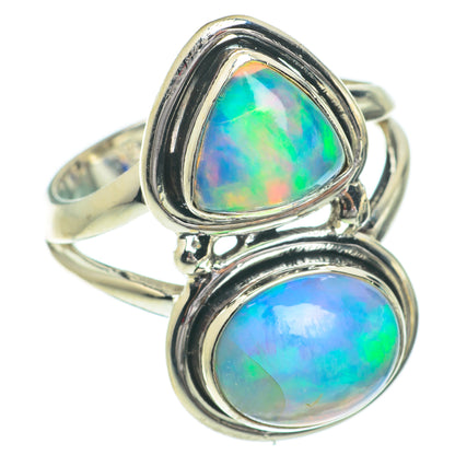 Ethiopian Opal Rings handcrafted by Ana Silver Co - RING64474