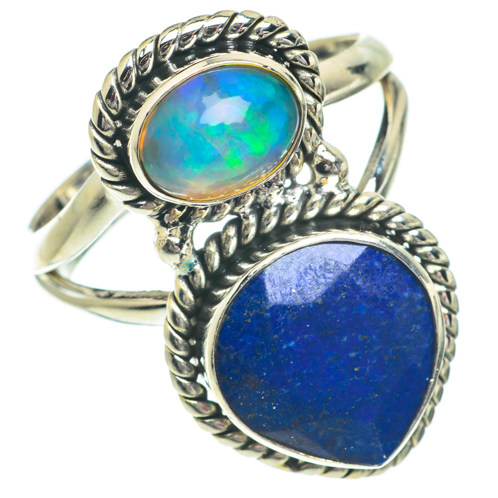 Lapis Lazuli Rings handcrafted by Ana Silver Co - RING64475