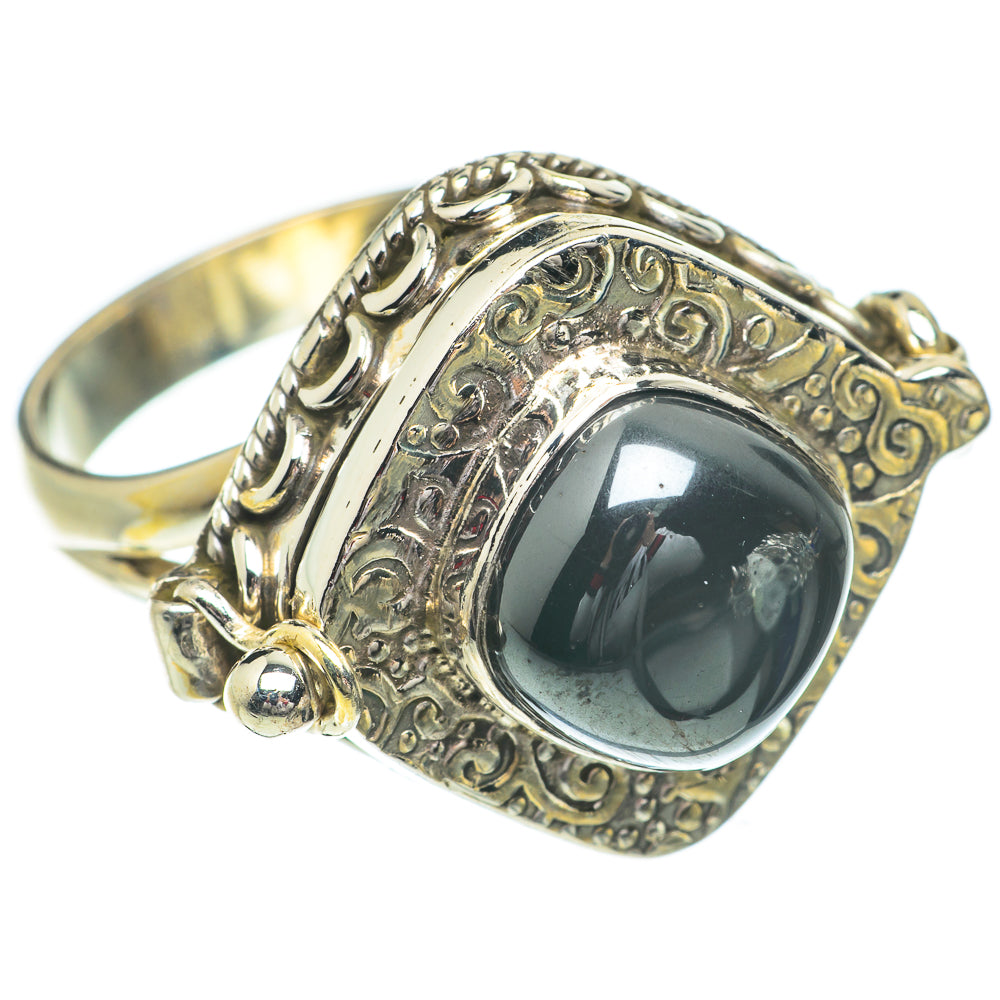 Hematite Rings handcrafted by Ana Silver Co - RING64497