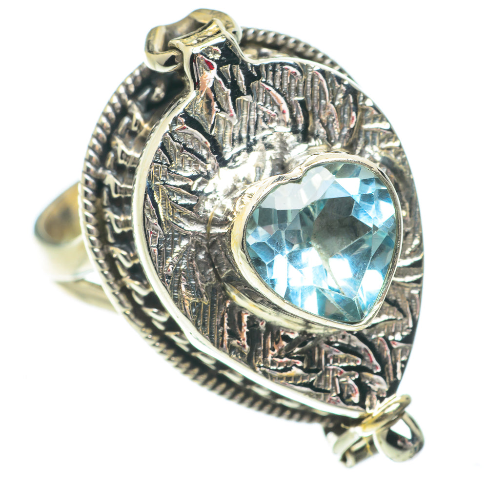 Blue Topaz Rings handcrafted by Ana Silver Co - RING64502
