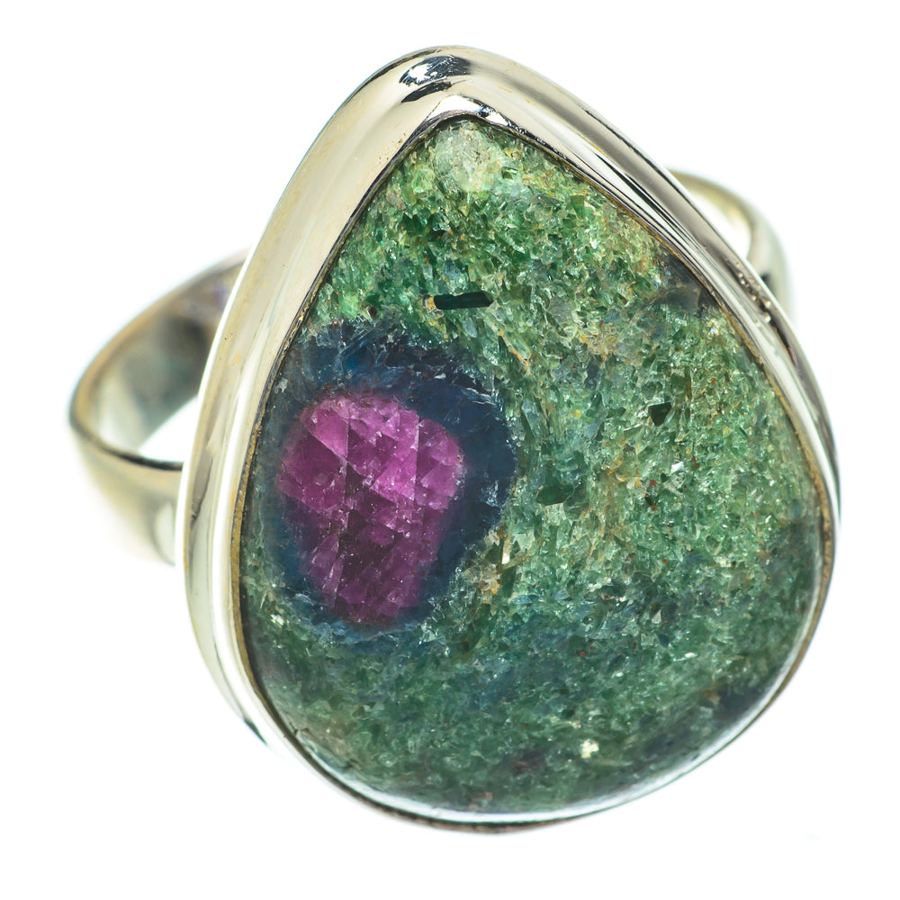 Ruby Fuchsite Rings handcrafted by Ana Silver Co - RING64503