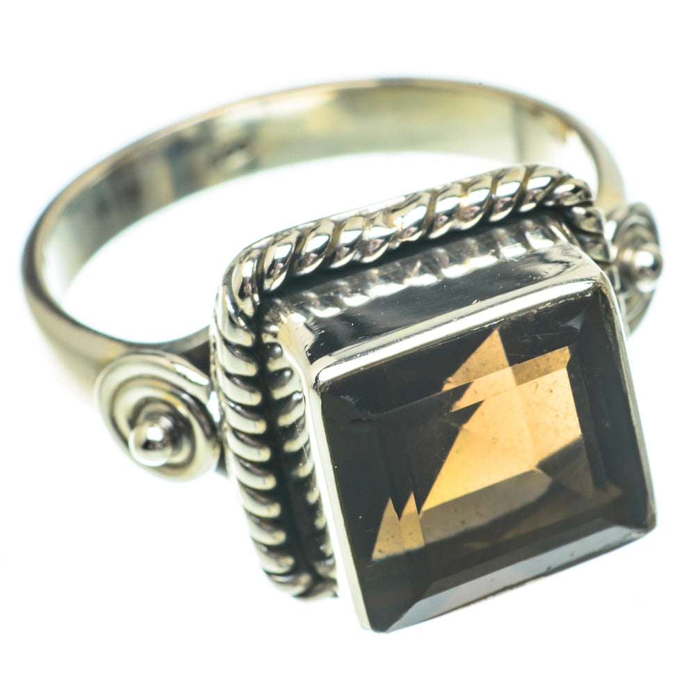 Smoky Quartz Rings handcrafted by Ana Silver Co - RING64506