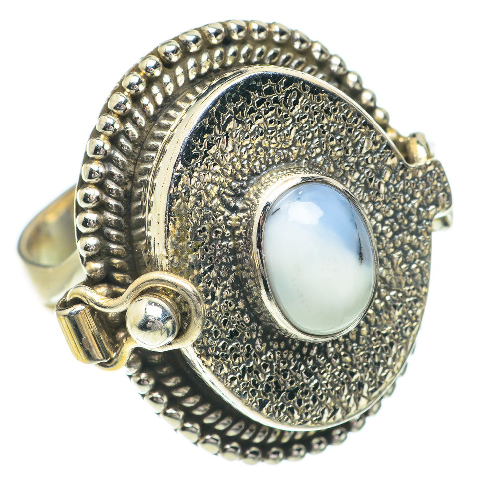 Dendritic Opal Rings handcrafted by Ana Silver Co - RING64510