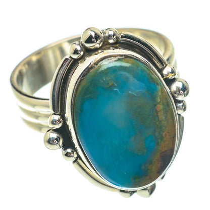 Chrysocolla Rings handcrafted by Ana Silver Co - RING64520