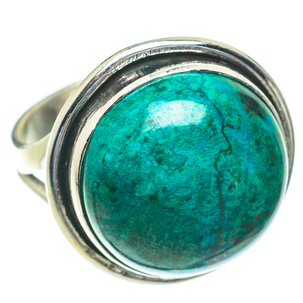 Chrysocolla Rings handcrafted by Ana Silver Co - RING64523