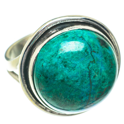 Chrysocolla Rings handcrafted by Ana Silver Co - RING64523