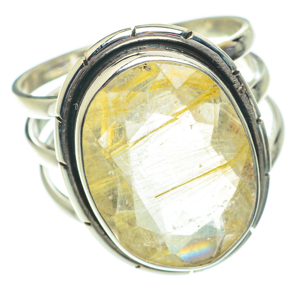 Rutilated Quartz Rings handcrafted by Ana Silver Co - RING64529