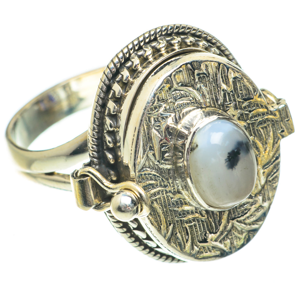 Dendritic Opal Rings handcrafted by Ana Silver Co - RING64531