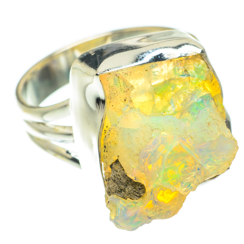 Ethiopian Opal Rings handcrafted by Ana Silver Co - RING64532