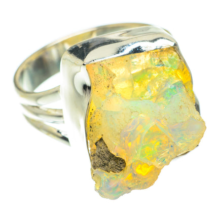 Ethiopian Opal Rings handcrafted by Ana Silver Co - RING64532
